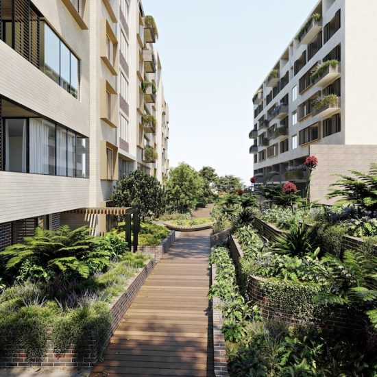 Communal Space Of Botany Road Apartment Development